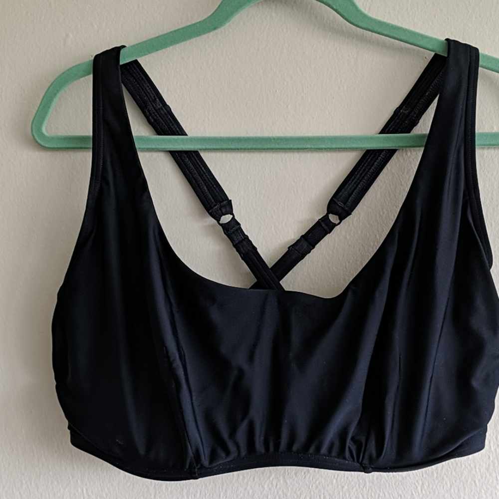 Black convertible underwire Figleaves bikini top